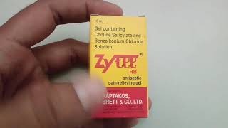 Zytee gel review mouth ulcers benefits side effects how to use review in Hindi [upl. by Aliab]