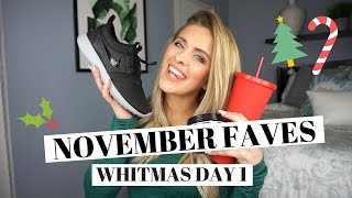 November Fitness and Beauty Favorites  ANNOUNCING WHITMAS [upl. by Brandea]