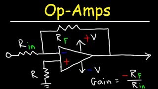 Operational Amplifiers  Inverting amp Non Inverting OpAmps [upl. by Taffy]