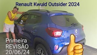 Renault Kwid Outsider 10 12V flex 2024 primeira revisão 2024 [upl. by Katrina835]