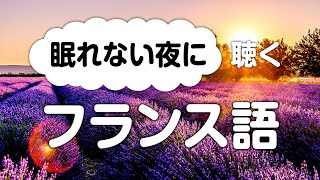 眠れない夜に聞き流すフランス語会話（日本語訳付き） [upl. by Eelano253]