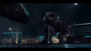 Jurassic World Trex vs Irex resounded [upl. by Mlehliw]