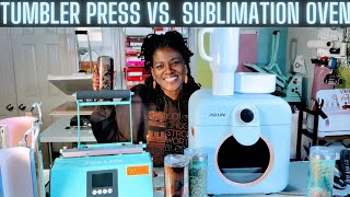 Whats Better Tumbler Press Or Sublimation Oven sublimation tumblerpress sublimationoven [upl. by Tiny921]