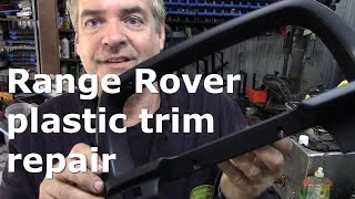 Range Rover instrument plastic binnacle cover repair [upl. by Briant]