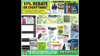 Menards Weekly Ad September 26 – October 6 2024 [upl. by Solracesoj]