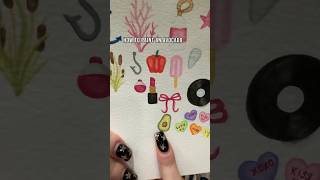 How to Paint an Avocado in 18 Sec Tutorial🥑shorts shortsart art repost illustration food [upl. by Haron]