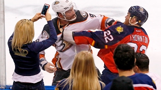 This is why fighting is allowed in pro hockey [upl. by Medarda44]