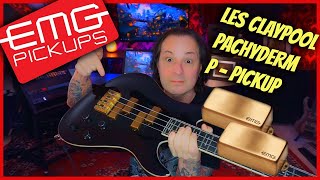 💥EMG Les Claypool Signature quotPachydermquot Pickup  Demo Review [upl. by Nassi]