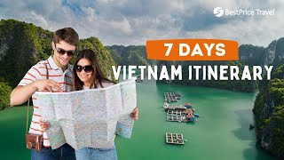 VIETNAM 7 Days Itinerary Hanoi Halong Bay HCMC amp Mekong Delta Top Highlights in One Trip [upl. by Inahs944]