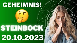 STEINBOCK ♑️🤫 ERZÄHLE KEINEM DAVON 😳 Horoskop  20Oktober 2023 steinbock tarot [upl. by Nowd420]