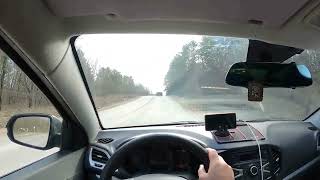 POV AVTO DRIVING 102 In search of spring flowers part 3 [upl. by Shuler842]