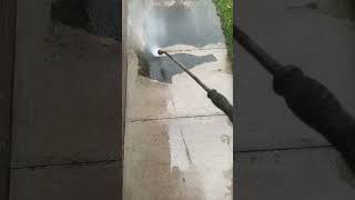 Removal of dirt and grime  satisfyingpressurewashing youtube [upl. by Tri]