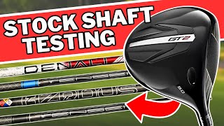 Titleist GT Driver Stock Shaft Test  DETAILED GT2 GT3 GT4 [upl. by Vasquez78]