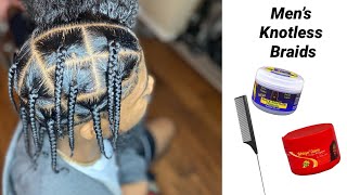 Men’s box braids Beginner Friendlymensboxbraids mensbraids [upl. by Idelson]