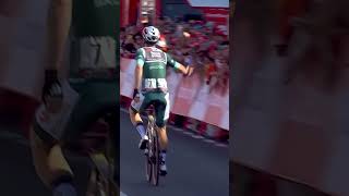 🇧🇪 Wout van Aert Wins Stage 10 Of The 2024 La Vuelta Ciclista a España⁠ 🇪🇸⁠ vueltaespaña gcn [upl. by Ogren]