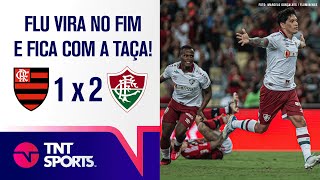 FLUMINENSE VIRA VENCE O FLAMENGO E É CAMPEÃO DA TAÇA GUANABARA  FLAMENGO 1X2 FLUMINENSE [upl. by Akahc]