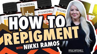 How To RePigment Hair with Nikki Ramos [upl. by Broder]