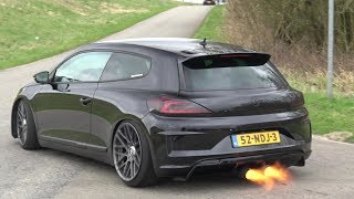 350 HP VW Scirocco with Straight Pipe  LOUDEST SCIROCCO EVER [upl. by Esille]