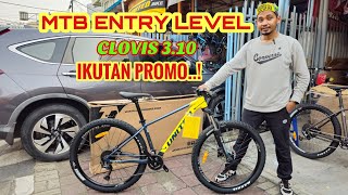 REVIEW MTB UNITED CLOVIS 310  MTB PEMULA YG GARANG [upl. by Megen]