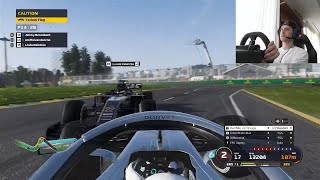 Stoffel Vandoorne playing F1 2019 first time mistakes amp overtakes compilation 2020 Not The AUS GP [upl. by Ymmit714]