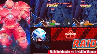 MCOC RAID  Hulkbuster vs Invisible Woman [upl. by Wenda]