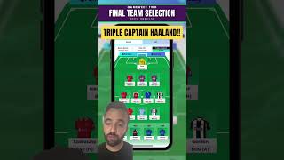 I am Triple Captaining Haaland 😬  My FPL GW2 Final Team Selection [upl. by Acebber]