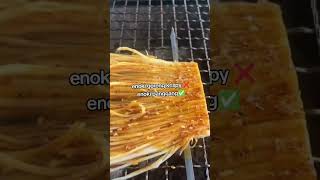 enoki goreng krispy ❌️enoki panggang✅️ videomasak food masakasik masakmasakananak videomakanan [upl. by Nonnerb950]