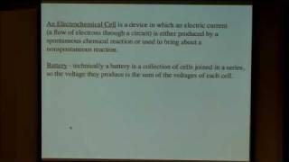 25 Electrochemical cells [upl. by Subocaj155]