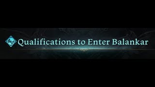 Lost Ark Qualifications to Enter Balankar [upl. by Llarret675]