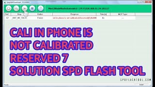 Cali in phone is not calibrated reserved 7 Solution F101K [upl. by Yemac]