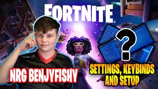 NRG Benjyfishy Fortnite Settings keybinds New Sensitivity and Setup 2021 [upl. by Wenn]