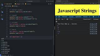 JavaScript Strings [upl. by Linders]
