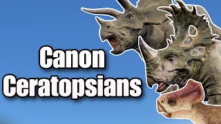 The Ceratopsians of the Jurassic Franchise [upl. by Ryhpez]