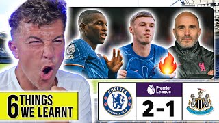 6 THINGS WE LEARNT FROM CHELSEA 21 NEWCASTLE 🏆 [upl. by Lynna]