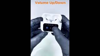 Airpods Pro 2 With Dsiplay Mobile Control Orignal Japan amp 7 days battery backup mobilewatch ANC [upl. by Onig]