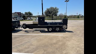 Its Finally Here The Lone Star Grillz 24quotx 84quot Trailer Pit BBQ Royalty 4K [upl. by Andrade]