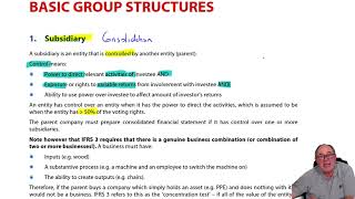 Basic group structures  Introduction  ACCA SBR [upl. by Asit]