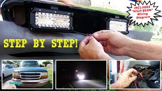 How To Wire Up amp Install LED Light Bars [upl. by Arleyne]