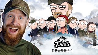 BODENLOSER HUMOR 😂😂  7 vs Wild Parodie Folge 1 Der Absturz  Fritz Meinecke reagiert [upl. by Annahs]