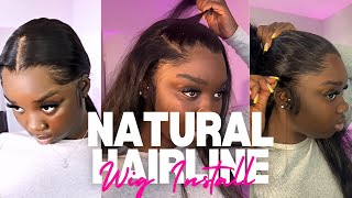 DETAILED NATURAL HAIRLINE WIG INSTALL  BEGINNERFRIENDLY GUIDE  LAGOS HAIRLINE Ft Wiggins Hair [upl. by Cho]