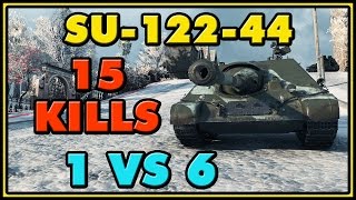 World of Tanks  SU12244  15 Kills  55K Damage [upl. by Zevahc42]