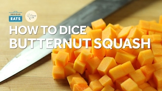 Knife Skills How to Prepare Peel and Cut Butternut Squash [upl. by Myca]