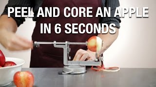 Peel in 6 seconds with Kitchen Craft Apple Peeling Machine J292 [upl. by Wake]