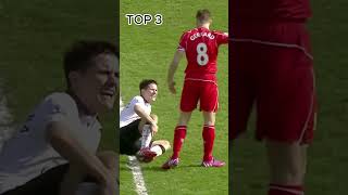 Top 5 Dirty amp Brutal Fouls in Soccer [upl. by Annaicul]