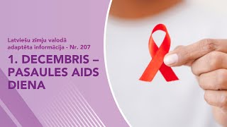 Video ziņas Nr 207 quot1 decembris  Pasaules AIDS dienaquot [upl. by Iam557]