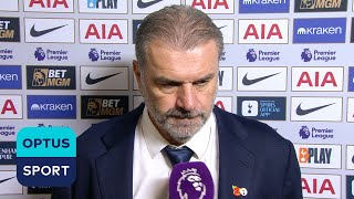 It wasnt great We gave ourselves a mountain to climb  ANGE POSTECOGLOU loses to Ipswich Town [upl. by Florine]