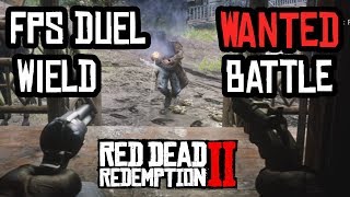 Red Dead Redemption 2  1ST PERSON MAX WANTED BATTLE IN STRAWBERRY [upl. by Ahsatel]