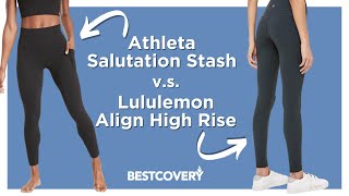 Lululemon vs Athleta Leggings Review and Comparison [upl. by Ensoll]