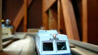 BACHMANN AMTRAK PLASSER HOwmv [upl. by Winifield]