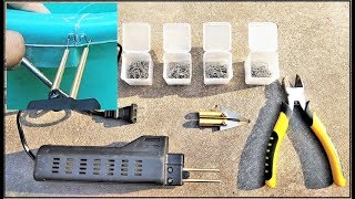 Wow Amazing Plastic Welding Machine Review  Staple Fix amp Repair [upl. by Aihn533]